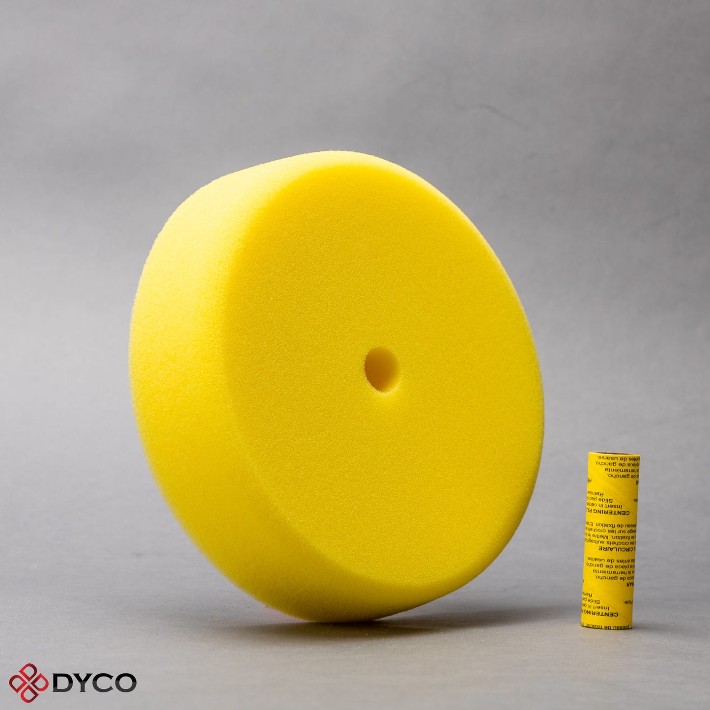 BORLA AMARILLA ALTA CON VELCRO 8 PULGADAS (PARA PULIR)