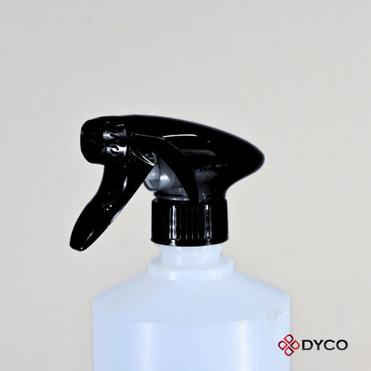 atomizador negro industrial con boquilla "on, off"