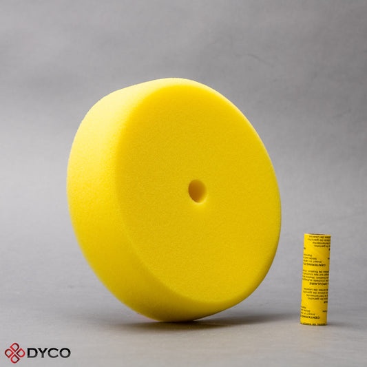 BORLA AMARILLA ALTA CON VELCRO 8 PULGADAS (PARA PULIR)